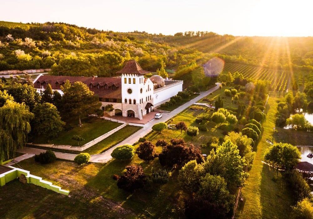 Château Purcari and the Legend of Negru de Purcari 1 The château and vineyards of Château Purcari in Moldova, home of the famous Negru de Purcari red wine.