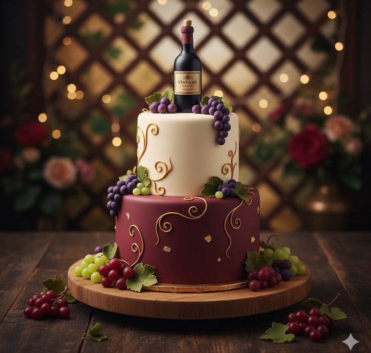 Dessert Wine Pairing: A Simple Guide to Sweet Endings 1 A slice of cake served with a glass of sweet dessert wine, a classic pairing for a sweet ending to a meal.